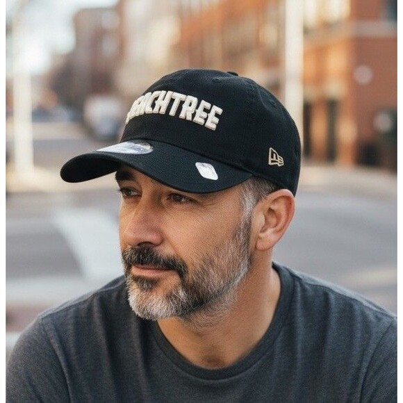 Men's New Era 9Twenty Hat Atlanta Hawks 2025/26 Adjustable Strap PEACHTREE Logo - Picture 2 of 12